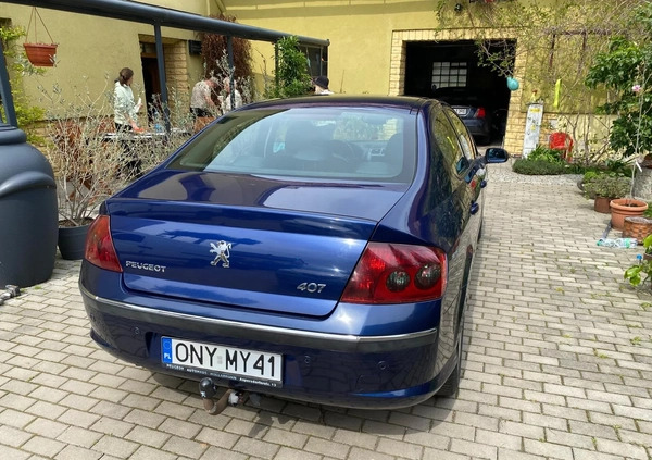 Peugeot 407 cena 5800 przebieg: 275000, rok produkcji 2004 z Nysa małe 466